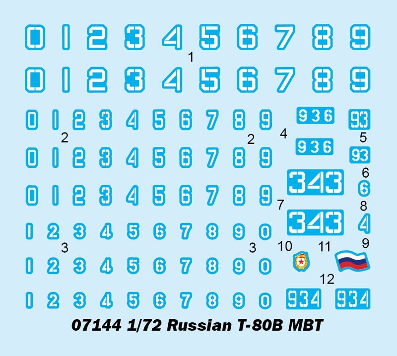 Trumpeter 07144 Russian T-80B MBT 1/72 – Bild 4