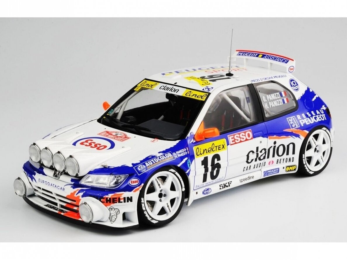 Beemax 24026 Peugeot 306 Maxi EVO2 1998 Rallye Monte Carlo Vainqueur de sa catégorie 1/24 – image 2