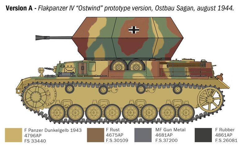 Italeri 6594 Flakpanzer IV Ostwind 1/35 – immagine 3