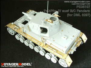 Voyager Model PE35107 Pz.kPfw. IV Ausf B/C (For DRAGON 6297) 1/35 – immagine 3