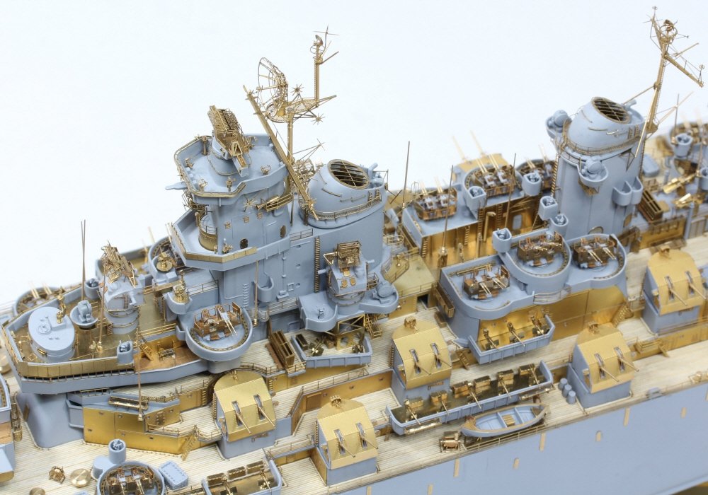 Pontos 37026FN USS BB-63 Missouri 1945 Advanced Detail Up Set (Teak tone stained wooden deck) 1/350 – immagine 8