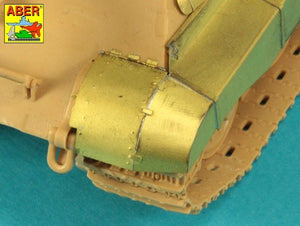 Aber 48053 Jagdtiger Sd.Kfz. 186 –przednie i tylnie błotniki / Jagdtiger Sd.Kfz. 186 –Front &amp;amp; Rear Fenders 1/48 – immagine 4