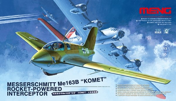 Meng Model QS-001 Messerschmitt Me-163B "Komet" 1/32