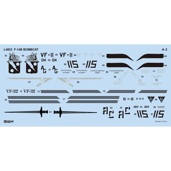 Great Wall Hobby L4833 US Navy F-14B Bombcat 1/48