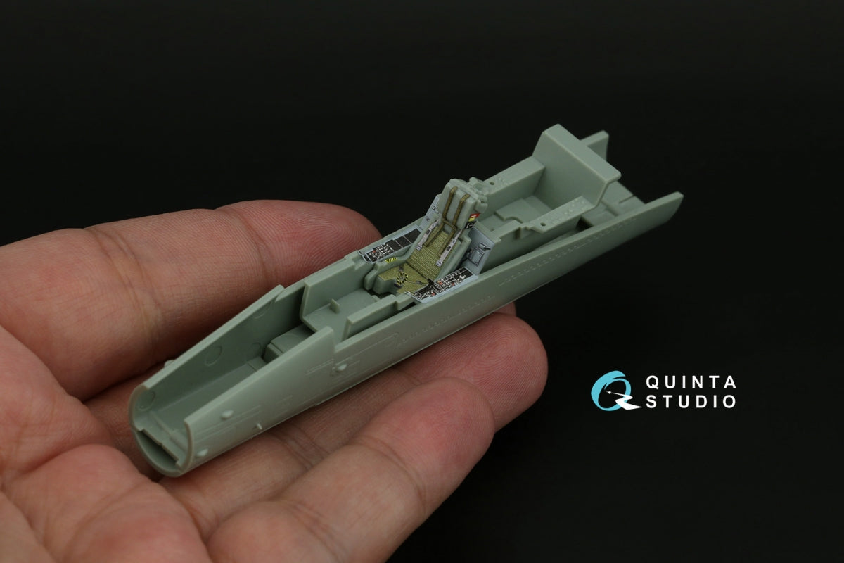Quinta Studio QD72077 F/A-18C late 3D-Printed &amp;amp; coloured Interior on decal paper (Academy) 1/72 – immagine 10