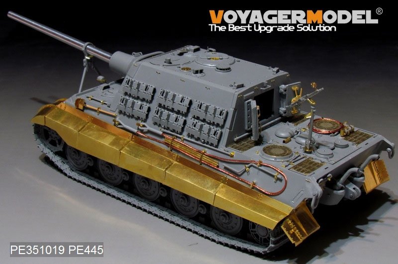 Maquette Voyager PE351019 Jagdtiger allemand de la Seconde Guerre mondiale (modèle de base) pour TAKOM 8001 au 1/35  – image 4