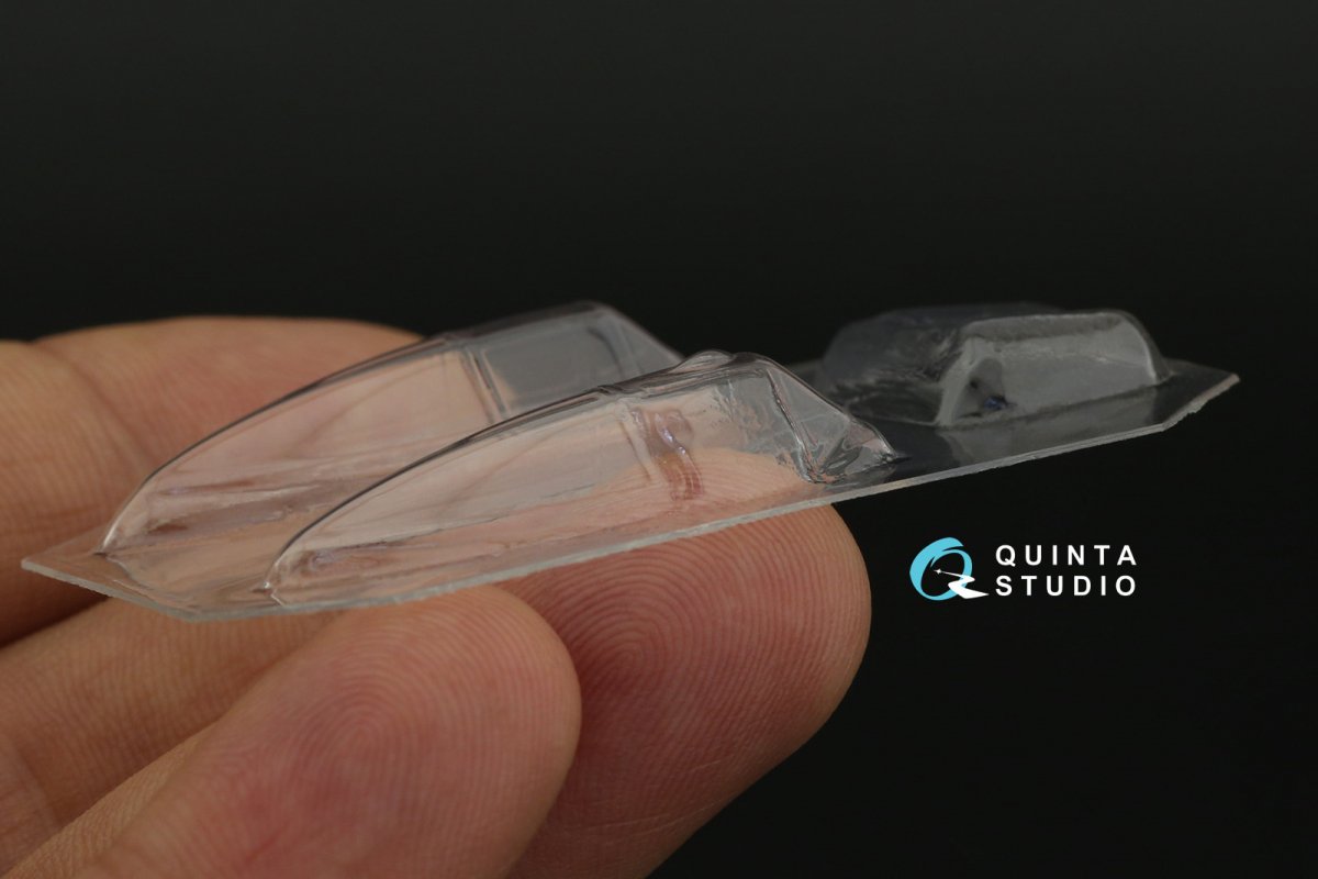 Quinta Studio QC72035 Hawker Typhoon Mk.1b (early) vacuumed clear canopy (Brengun) 1/72 – immagine 3