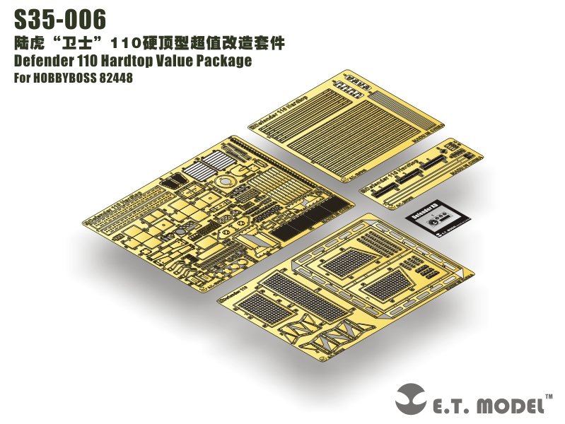 E.T. Model S35-006 Defender 110 Hardtop Value Package For HOBBY BOSS 82448 1/35 – Bild 6