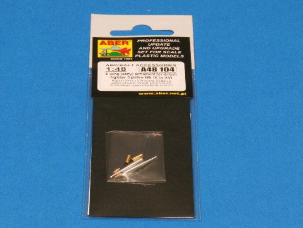 Aber A48 104 E wing (early) armament for British fighter Spitfire Mk.IX to XVI 1/48 – immagine 4