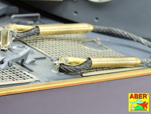 Aber 16030 Tow cables and track cable with brackets used on Tiger I, King Tiger and Panther 1/16 – imagen 3
