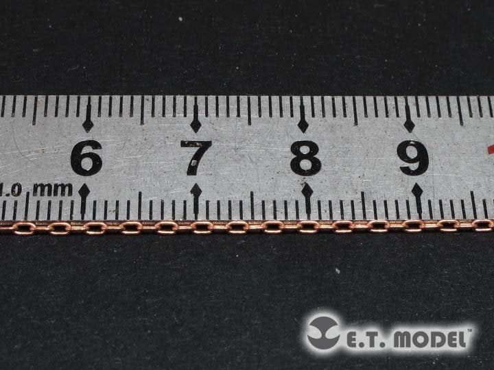 Chaînes ET modèle T-016 (2,0 mm * 1,0 mm Φ 0,2 mm, laiton)