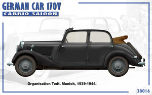 MiniArt 38016 GERMAN CAR 170V CABRIO SALOON 1/35 – Bild 7