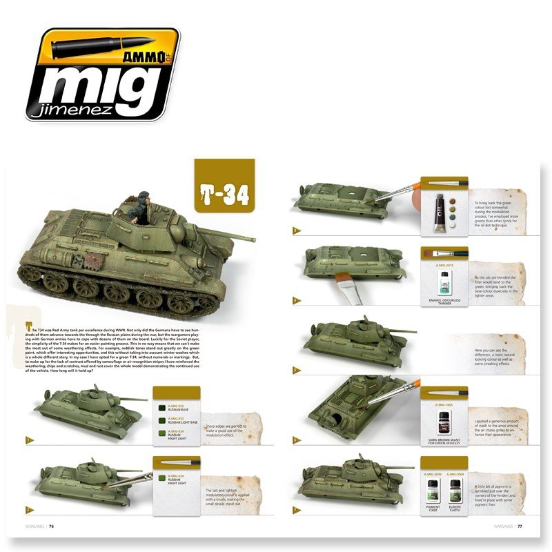 AMMO of Mig Jimenez 6003 PAINTING WARGAME TANKS (English) – immagine 3