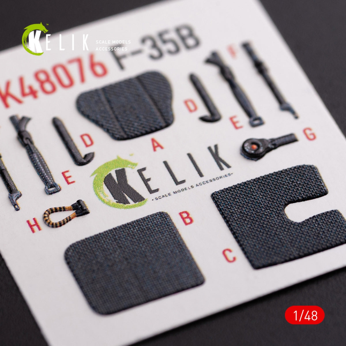 KELIK K48076 F-35B interior 3D decals for Tamiya kit 1/48 – immagine 4