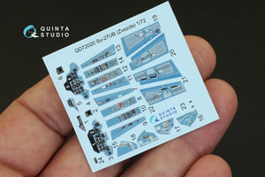 Quinta Studio QD48001 Yak-3 3D-Printed &amp;amp; coloured Interior on decal paper (for 4814 Zvezda kit) 1/48 – imagen 2