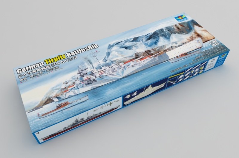 Trumpeter 05359 German Tirpitz Battleship 1/350 – immagine 2