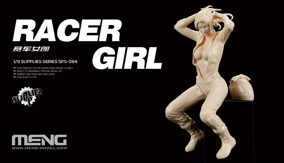 Meng Model SPS-084 Racer Girl 1/9
