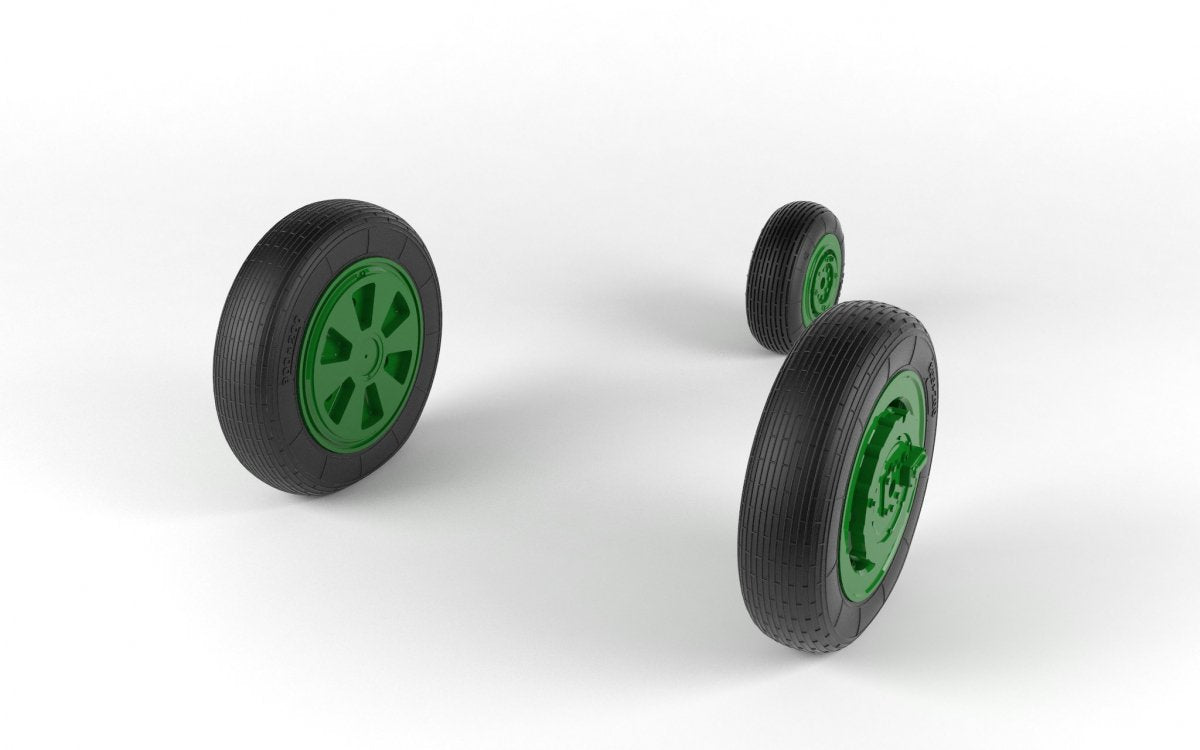 Armory Models AW48028 Mikoyan MiG-21 Fishbed wheels w/ weighted tires, mid production 1/48 – zdjęcie 4