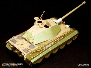 Voyager Model VPE48027 Photo Etched set for KING TIGER porsche (For TAMIYA32539) 1/48 – immagine 2