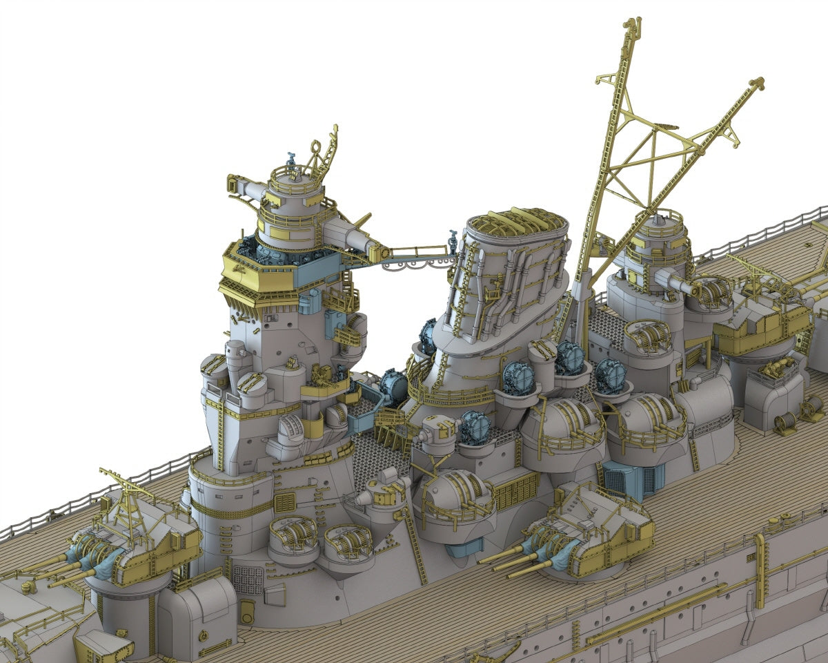 Pontos 70003R1 IJN Battleship Yamato 1941 1/700 – Bild 14
