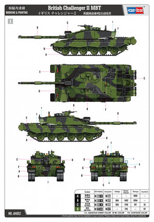 Hobby Boss 84852 Challenger II Char de combat principal britannique 1/48 – image 3