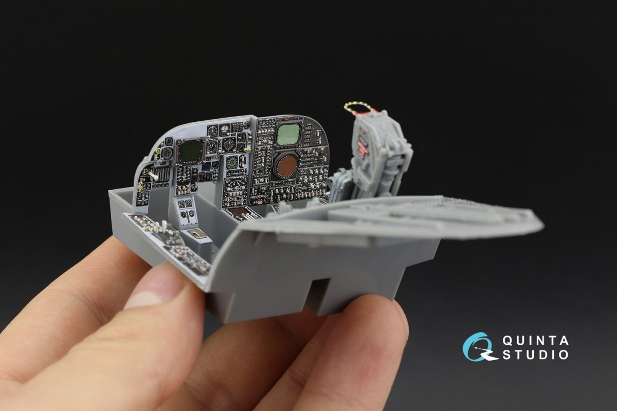 Quinta Studio QD32107 A-6E TRAM Intruder 3D-Printed &amp;amp; coloured Interior on decal paper (Trumpeter) 1/32 – immagine 8