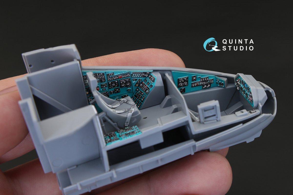 Quinta Studio QD48155 Mi-24P 3D-Printed &amp;amp; coloured Interior on decal paper (for Zvezda kit) 1/48 – immagine 8