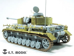 E.T. Model E35-290 WWII German Pz.Kpfw.IV Ausf.H w/Zimmerit Schurzen (Mid version) For DRAGON 1/35 – Bild 4