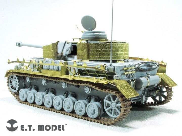 E.T. Model E35-290 WWII German Pz.Kpfw.IV Ausf.H w/Zimmerit Schurzen (Mid version) For DRAGON 1/35 – Bild 4