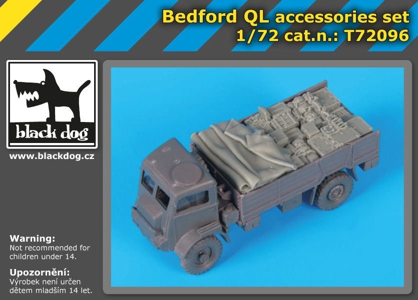 Black Dog T72096 Bedford QL accessories set for IBG Models 1/72 – zdjęcie 2