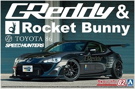 Aoshima 06187 Toyota 86 &amp;#39;12 GReddy&amp;amp;Rocket Bunny Volk Racing Ver. (Toyota) 1/24