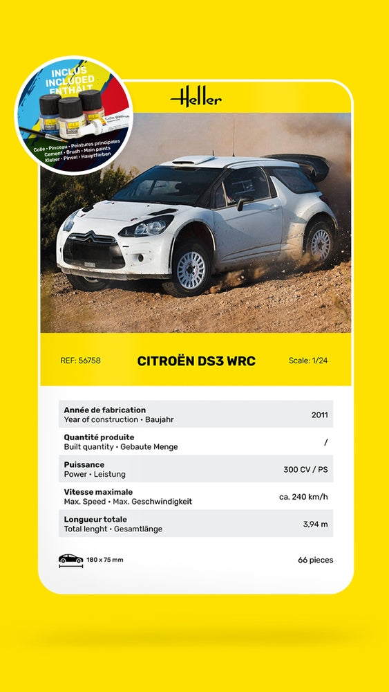 Heller 56758 Citroën DS3 WRC - Kit de démarrage 1/24 – image 7