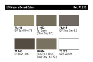 Vallejo 71210 IDF Army Colors 1957 (6x17ml) – immagine 2