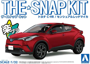 Aoshima 05637 Kit à emboîter Toyota C-HR Rouge Sensuel Mica 1/32