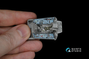 Quinta Studio QD48172 Su-33 3D-Printed &amp;amp; coloured Interior on decal paper (for Kinetic kit) 1/48 – immagine 5