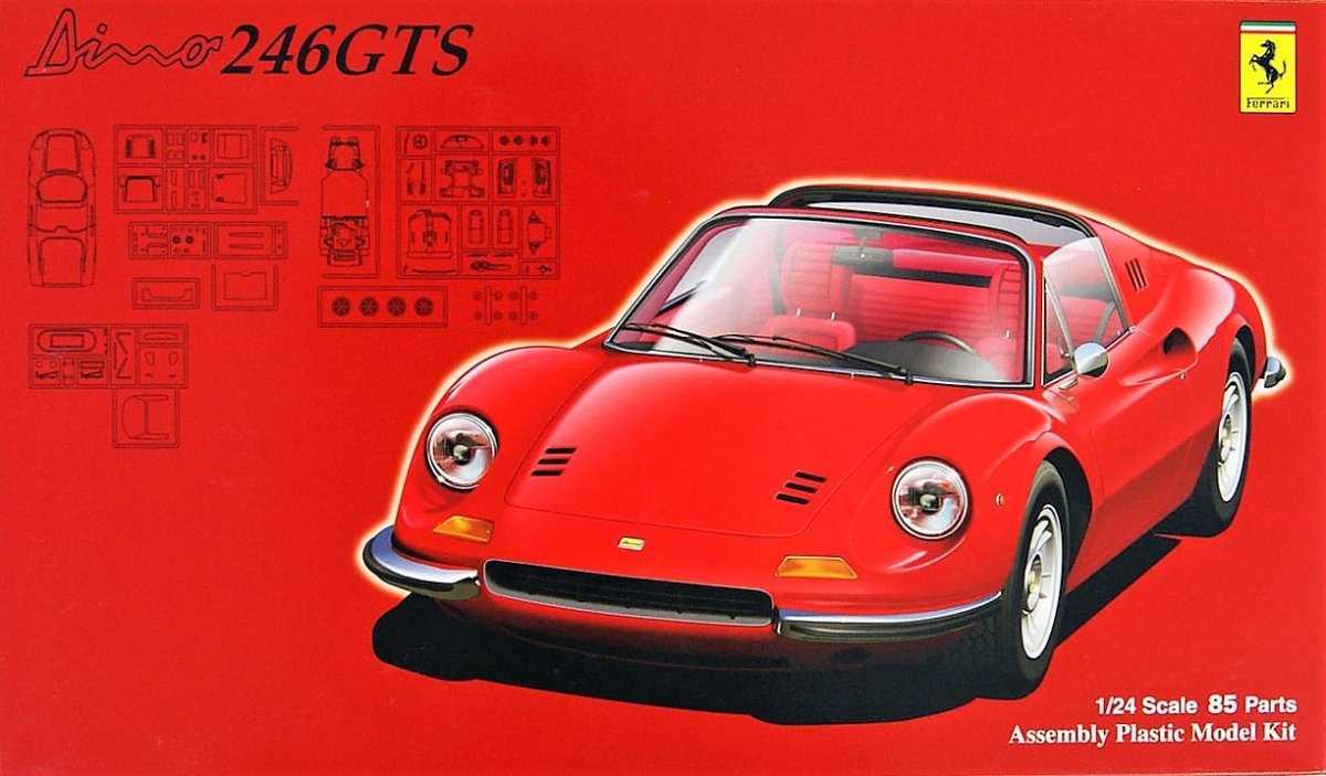 Fujimi 126449 Ferrari Dino 246GTS (Spider) 1/24
