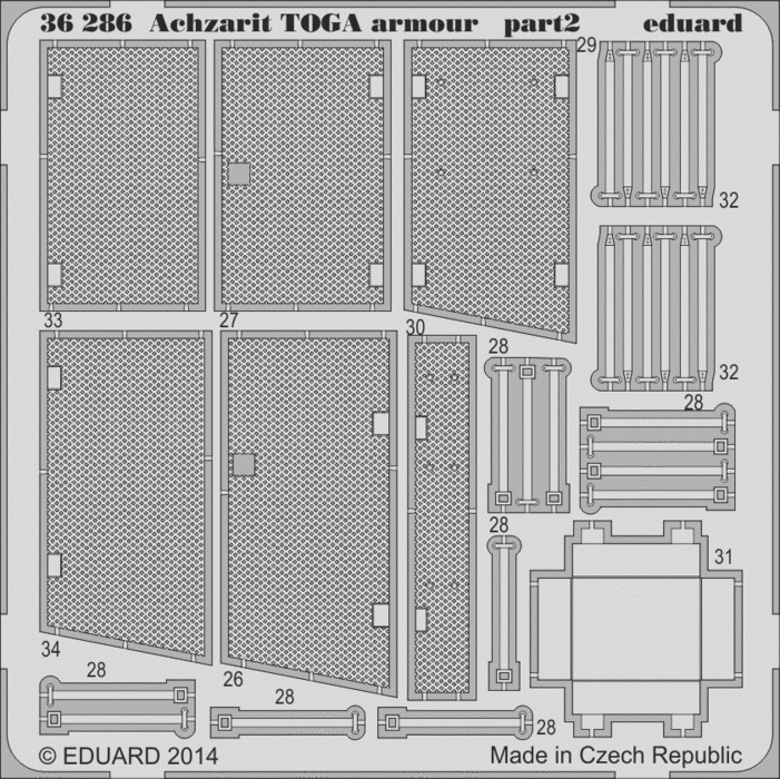 Eduard 36286 Achzarit TOGA armour 1/35 Meng – immagine 2