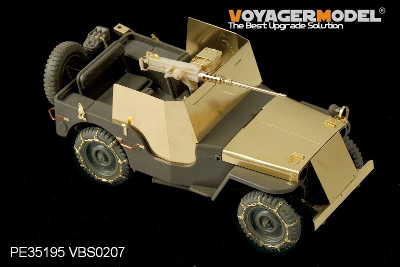 Voyager Model PE35195 WWII U.S. Jeep Willys MB w/Add Amour for TAMIYA 35219 1/35 – imagen 4