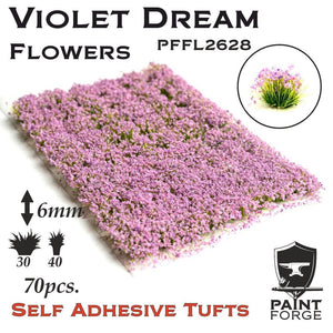 Paint Forge PFFL2628 Fleurs de rêve violettes 6 mm