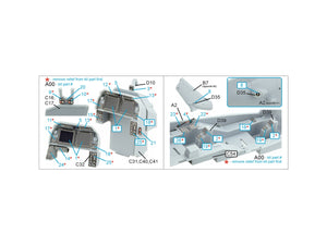 Quinta Studio QDS-35119 AH-1Z 3D-Printed coloured Interior on decal paper (Academy) (Small version) 1/35 – immagine 2