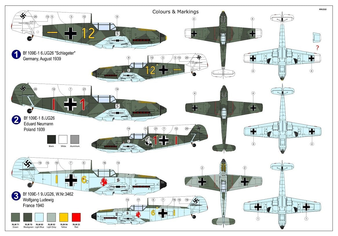 AZ Model AZ7697 Bf 109E-1 „JG.26“ 1/72 – Bild 2