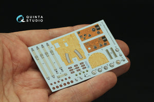 Quinta Studio QD32239 Fokker D.VII 3D-Printed &amp;amp; coloured Interior on decal paper (Wingnut Wings) 1/32 – immagine 4