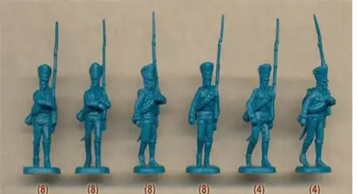 Hat 8253 Prussian Infantry (Marching) 1/72
