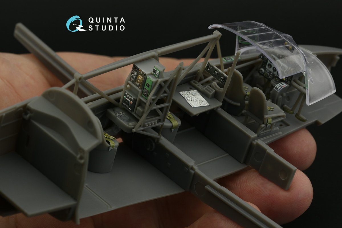 Quinta Studio QD48333 Avro Anson Mk.I 3D-Printed &amp;amp; coloured Interior on decal paper (Airfix) 1/48 – immagine 9
