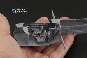 Quinta Studio QD48258 A(B)-26B 3D-Printed &amp;amp; coloured Interior on decal paper (ICM) 1/48 – immagine 9