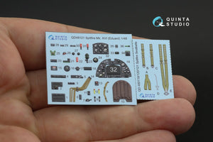 Quinta Studio QD48121 Spitfire Mk.XVI 3D-Printed &amp;amp; coloured Interior on decal paper (Eduard) 1/48 – zdjęcie 6