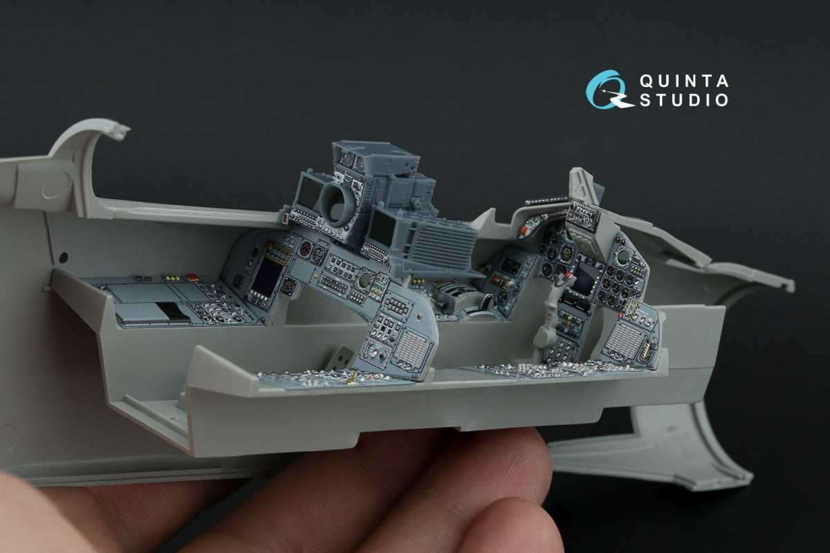 Quinta Studio QDS+32232 Tornado ECR Italian 3D-Printed &amp;amp; coloured Interior on decal paper (Italeri) (Small version) (with 3D-printed resin parts) 1/32 – imagen 11