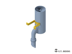 E.T. Model P35-233 Exhaust Muffler (Flammvernichter) for Panther G Late 1/35 – zdjęcie 2