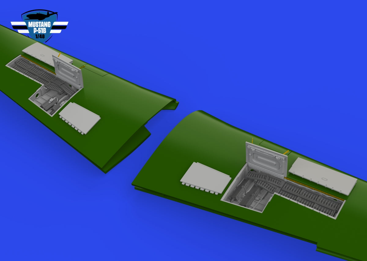 Eduard 648997 P-51B / C gun bays PRINT EDUARD 1/48 – Bild 2