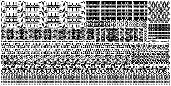 Pontos 37034FN USS BB-63 Missouri 1945 &amp;quot;Advanced&amp;quot; Detail Up Set for Hobbyboss Kit (Teak Tone wooden deck) 1/350 – immagine 34